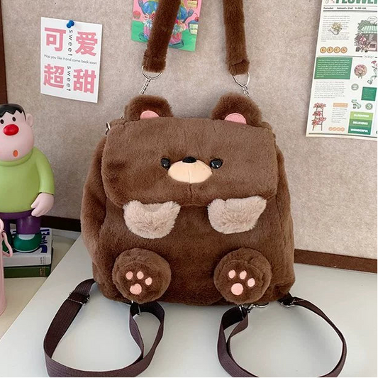 ハートくまリュック｜ぬいぐるみみたいな可愛いスクールバッグ