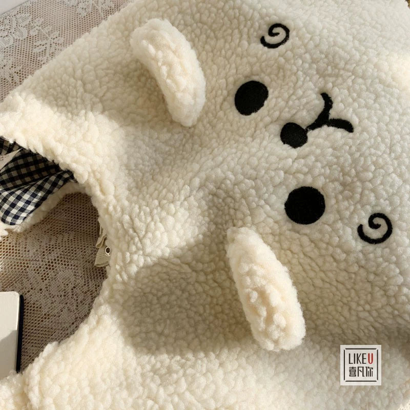 ふわもこくま刺繍ショルダーバッグ｜もこもこで癒される♡