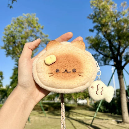 トースト猫耳ポーチペンケースシャムキジトラ高見え自分へのご褒美