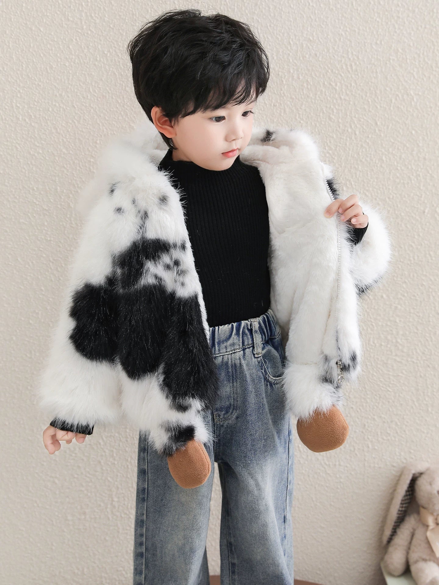 もこもこアニマルボアジャケット