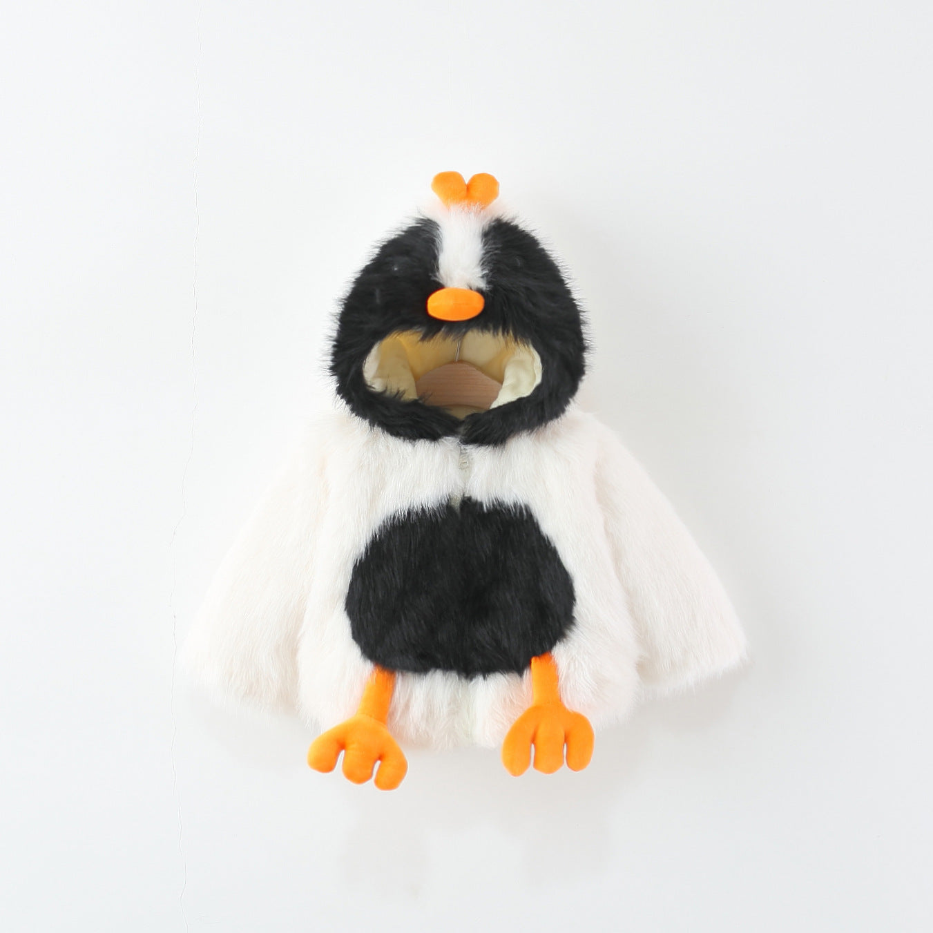 【なりきりペンギン】裏起毛の極暖ベビー・キッズコート