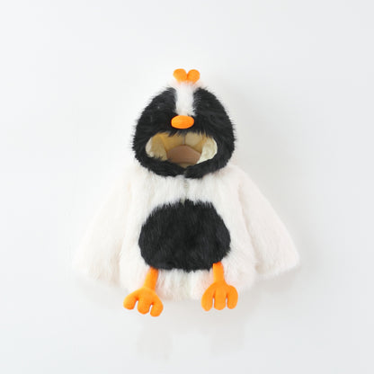 【なりきりペンギン】裏起毛の極暖ベビー・キッズコート