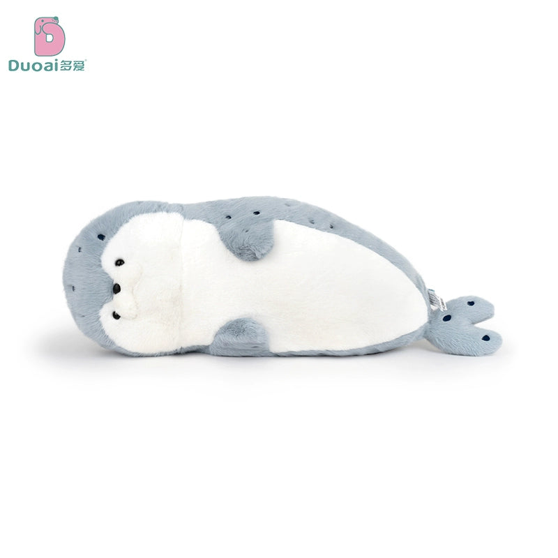 【至福の抱き心地】もっちりアザラシ抱き枕｜癒やしの特大海獺ぬいぐるみ