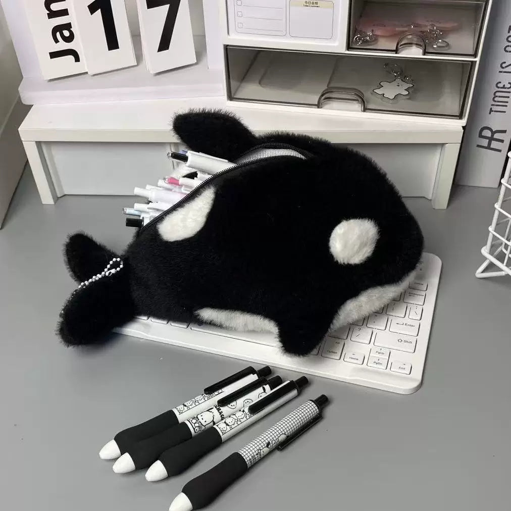 ぬいぐるみアニマル筆箱お昼寝枕多機能ポーチ学生デスク収納雑貨ギフト