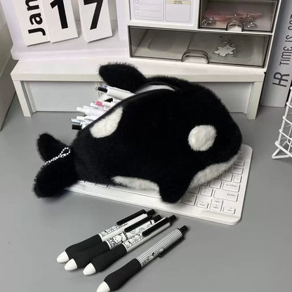 ぬいぐるみアニマル筆箱お昼寝枕多機能ポーチ学生デスク収納雑貨ギフト