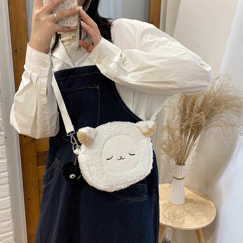 もこもこショルダーバッグ｜冬にぴったり可愛い毛毛バッグ