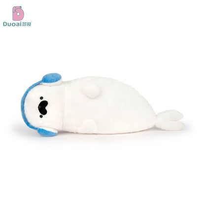 【至福の抱き心地】もっちりアザラシ抱き枕｜癒やしの特大海獺ぬいぐるみ