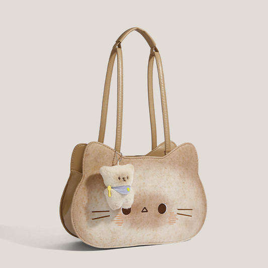 猫好き必見かわいいトーストキャットねこリュック猫グッズ＆トート｜小さめ手提げもOKな個性派多機能バッグ