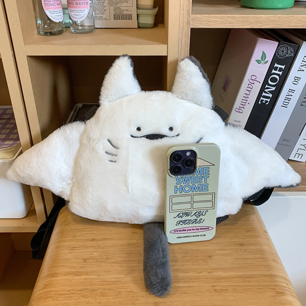 エイ(マンタ)ぬいぐるみバッグ|ふわもこ斜めがけ 個性派通学 エイ(マンタ)ぬいぐるみバッグ|ふわもこ斜めがけ 個性派通学