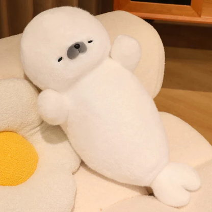 【究極の癒やし】まるまる太ったアザラシの添い寝抱き枕