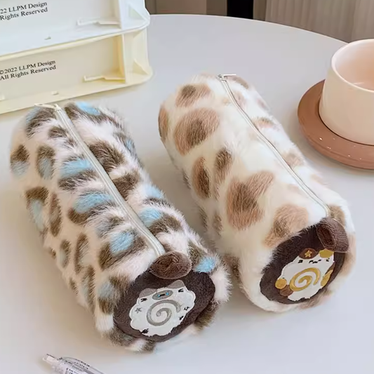 シャムネコミケネコかまぼこ型ぬいぐるみペンケース大容量筆箱オリジナルデザインギフト