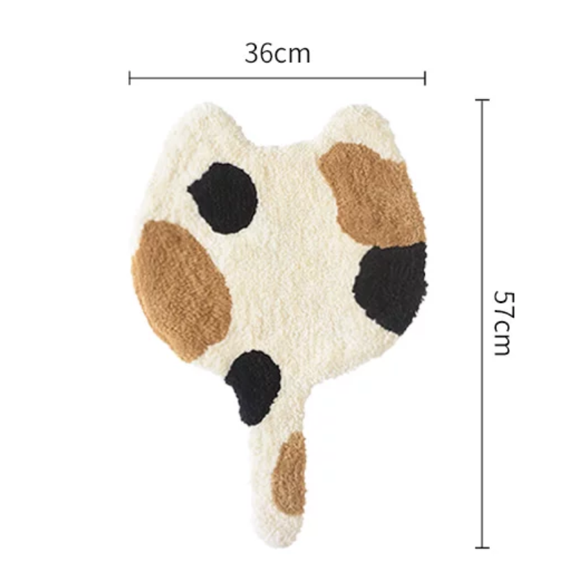 猫しっぽ付きふわもこ座布団多機能チェアパッド自分へのご褒美ギフト