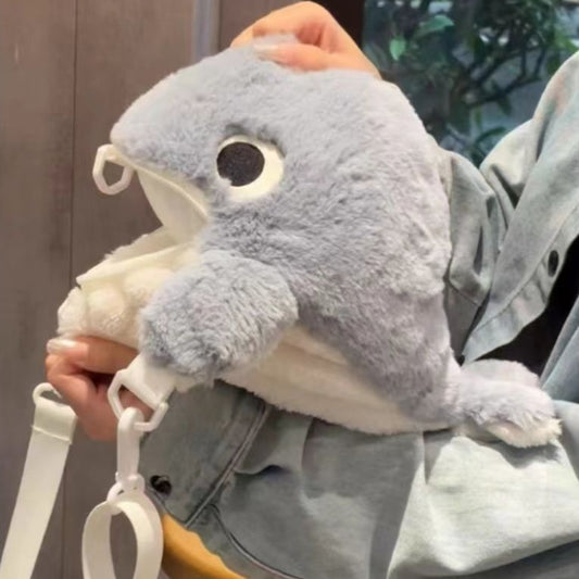 くじらぬいぐるみ2WAYバッグ｜リュック＆ショルダー可愛いデザイン