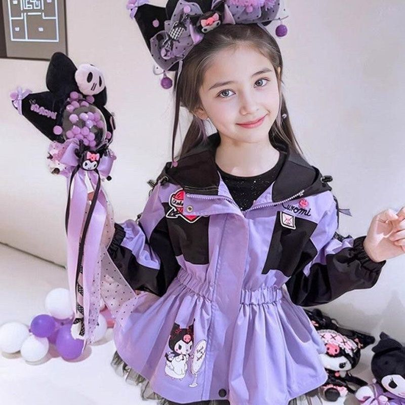 クロミデザインの女の子向け中綿入り防寒アウター