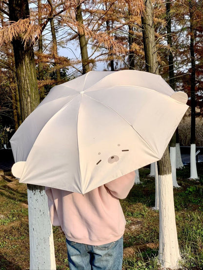 Cute and grown-up folding seal umbrella for all weather conditions 