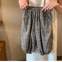 花柄かぼちゃパンツ