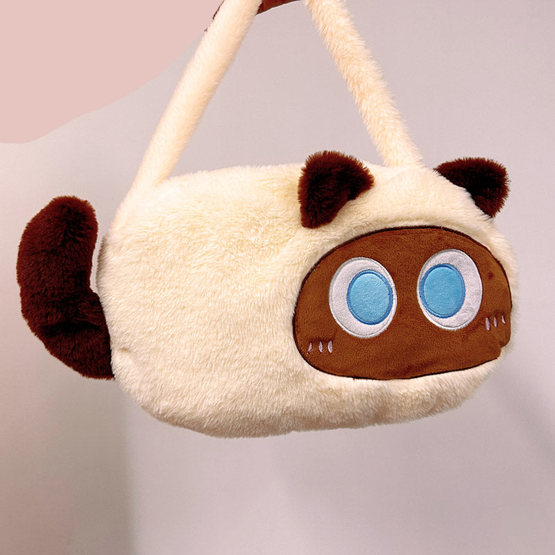 ねこキャラふわもこリュック猫グッズ｜学生・通学・女子向けカートゥーンバッグ