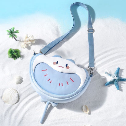 マンタ超ハッピーシリーズふわふわ痛ショルダーバッグ