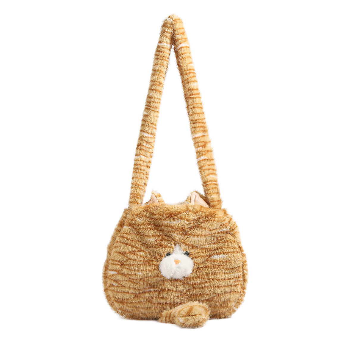 猫耳ふわもこトートバッグ猫グッズ｜大容量かわいいショルダー