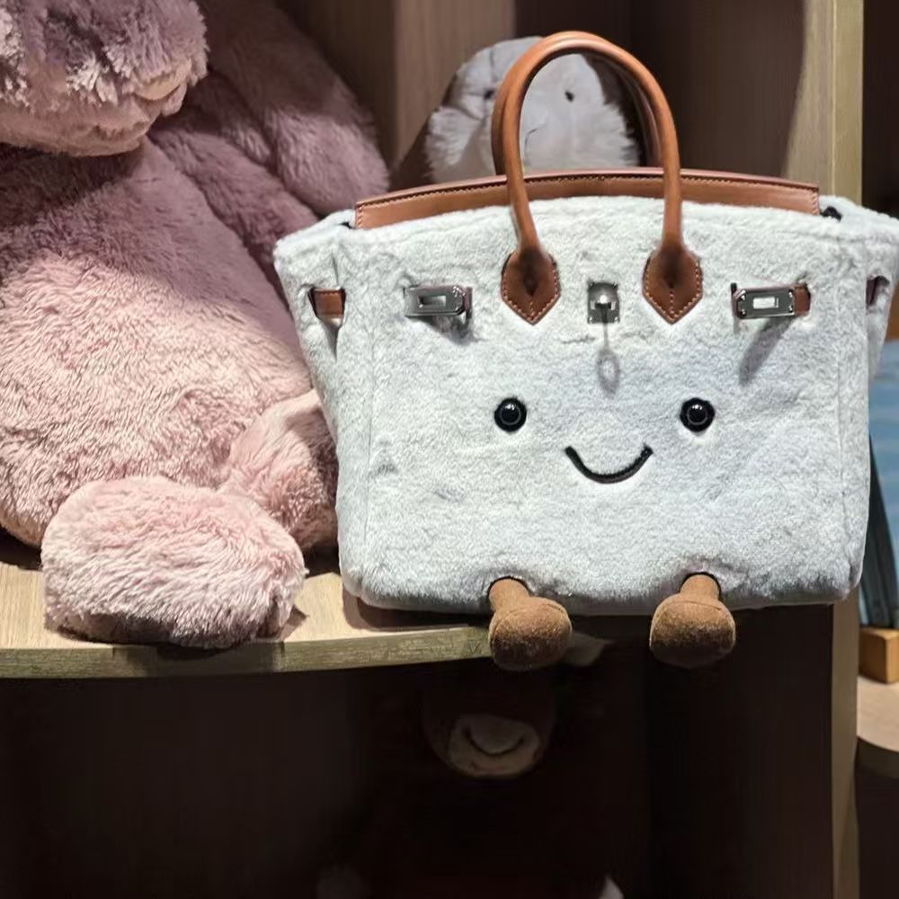 ふわもこケリーバッグ風ショルダー｜秋冬可愛いミニハンド