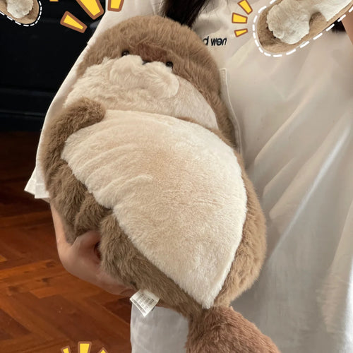 【至福の抱き心地】もっちりアザラシ抱き枕｜癒やしの特大海獺ぬいぐるみ