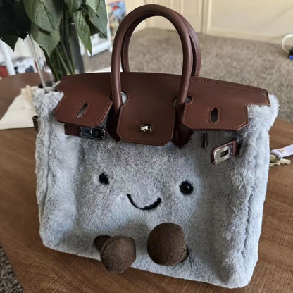 ふわもこケリーバッグ風ショルダー｜秋冬可愛いミニハンド