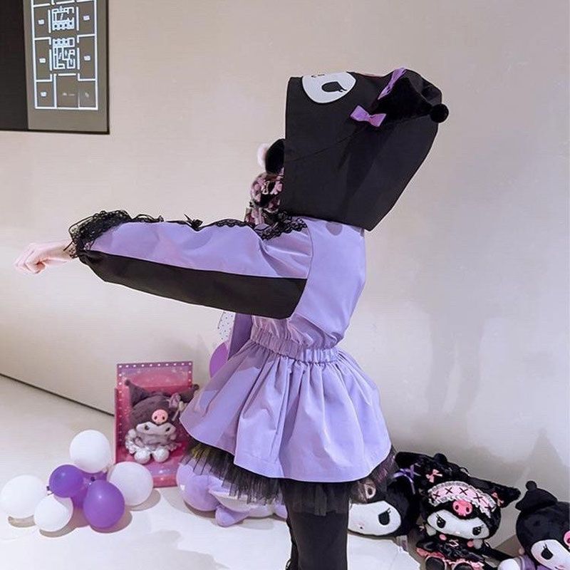 クロミデザインの女の子向け中綿入り防寒アウター