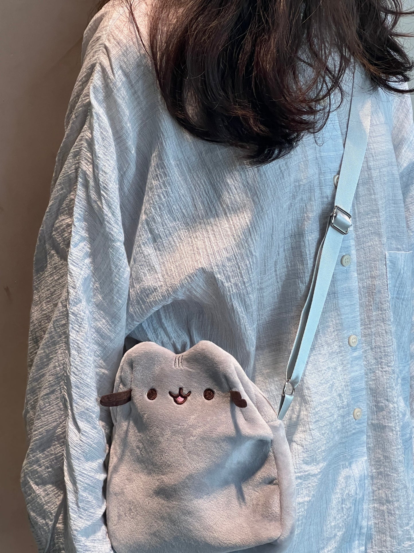 ぷっくり猫ぬいぐるみリュック猫グッズ｜カップルにも人気のモコモコバック