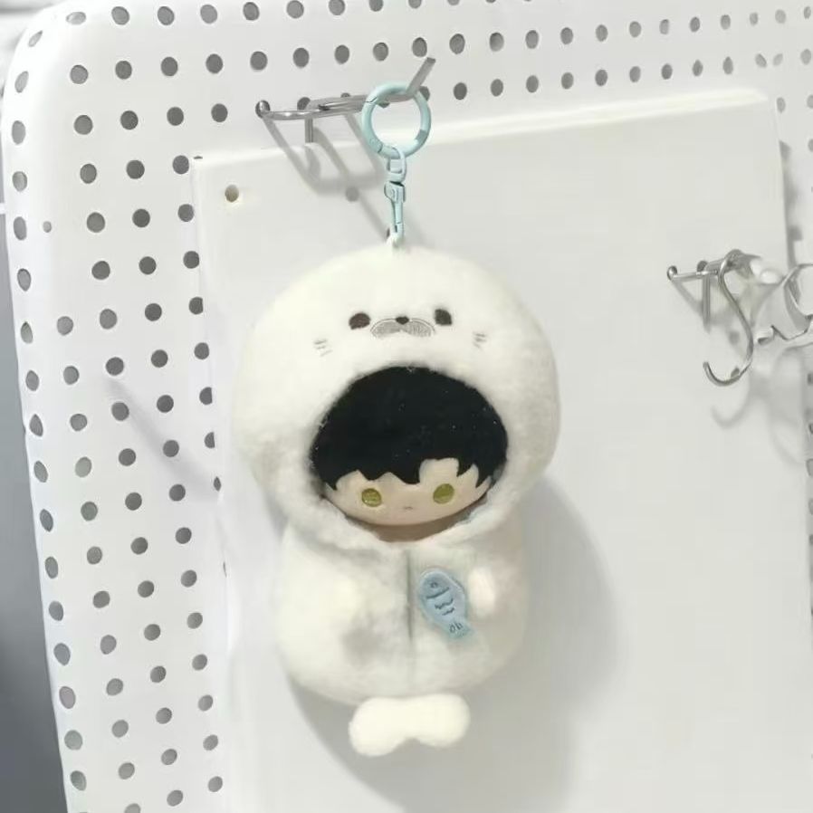 10cmぬいぐるみ用アザラシ着ぐるみケープ超萌えぬい服