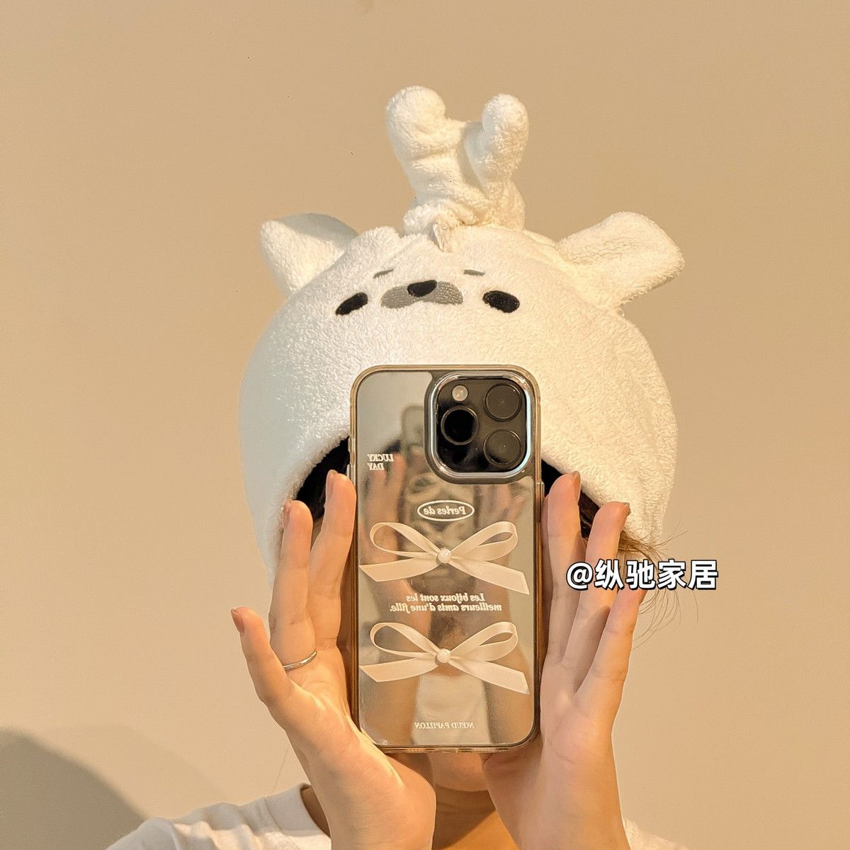 【3点セット】アザラシの吸水速干タオル＆ドライキャップ