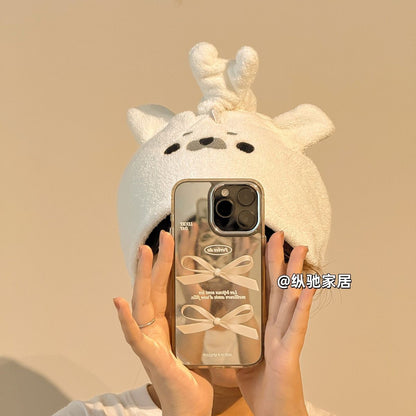 【3点セット】アザラシの吸水速干タオル＆ドライキャップ