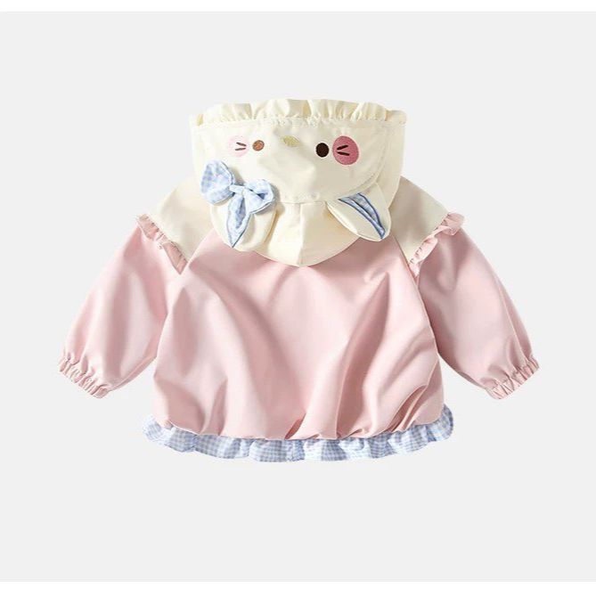 お洒落可愛い女の子春物ジャケット子供服プリンセス風アウター