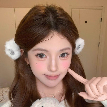 【SNS映え】ゆるかわクリームアザラシ洗顔カチューシャ｜小顔効果バツグンの面白ヘアバンド