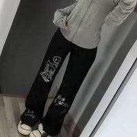 ブラックズボンW413