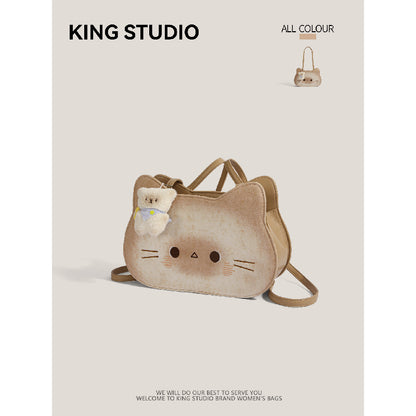 猫好き必見かわいいトーストキャットねこリュック猫グッズ＆トート｜小さめ手提げもOKな個性派多機能バッグ