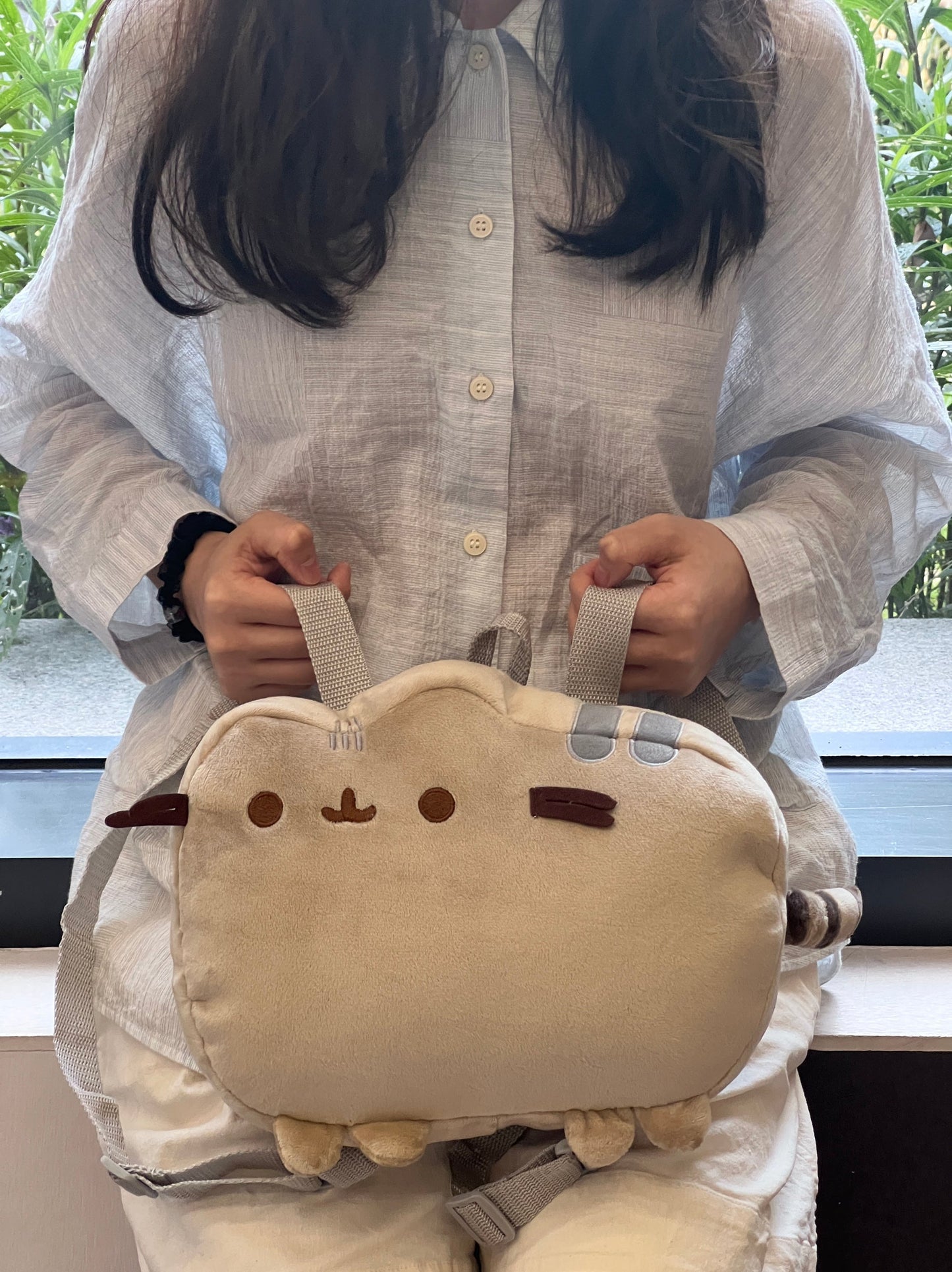 ぷっくり猫ぬいぐるみリュック猫グッズ｜カップルにも人気のモコモコバック
