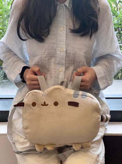 ぷっくり猫ぬいぐるみリュック猫グッズ｜カップルにも人気のモコモコバック