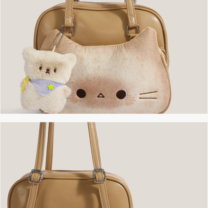 猫グッズ猫好き必見かわいいトーストキャット多機能トート｜夏にぴったりな上質2WAYリュック
