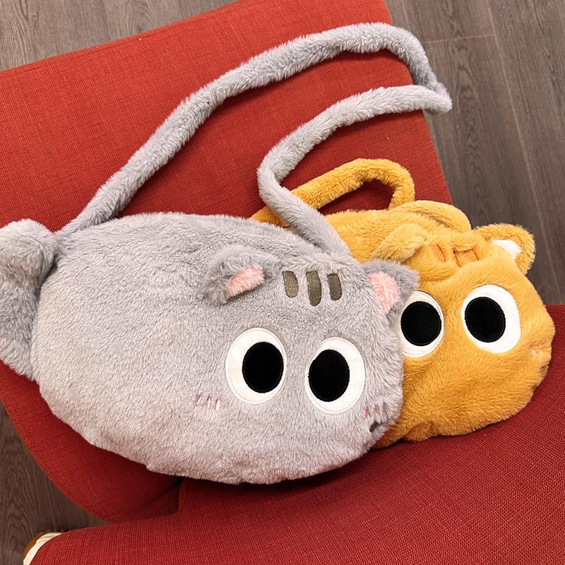 ねこキャラふわもこリュック猫グッズ｜学生・通学・女子向けカートゥーンバッグ