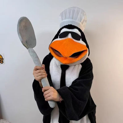 おもしろペンギン着ぐるみもこもこパジャマ連体服ルームウェア