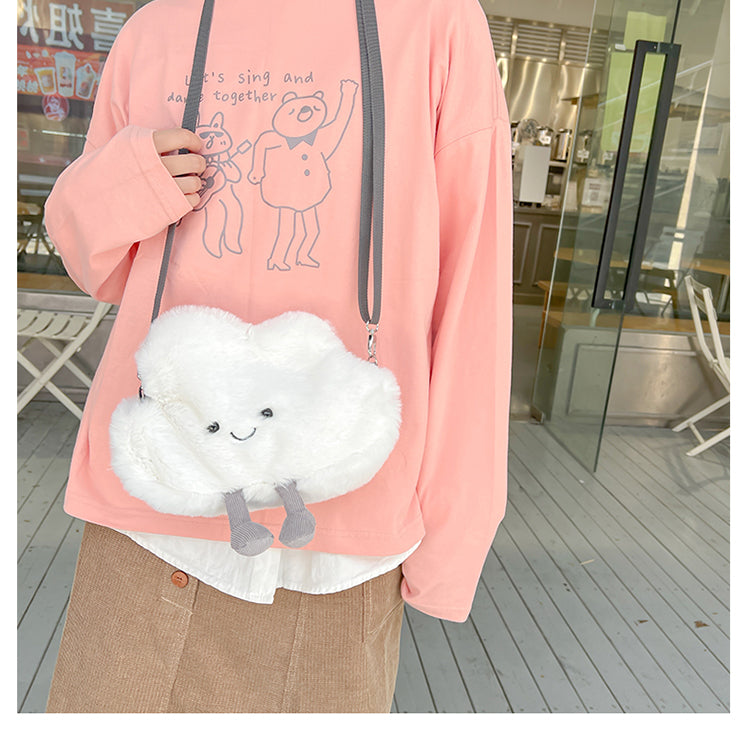 ふわふわ雲バッグ｜日系ロリータ風ショルダー＆斜めがけ