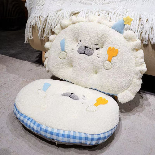 かわいいアザラシクッションオフィス長時間座り対策癒しお尻サポートチェアパッド