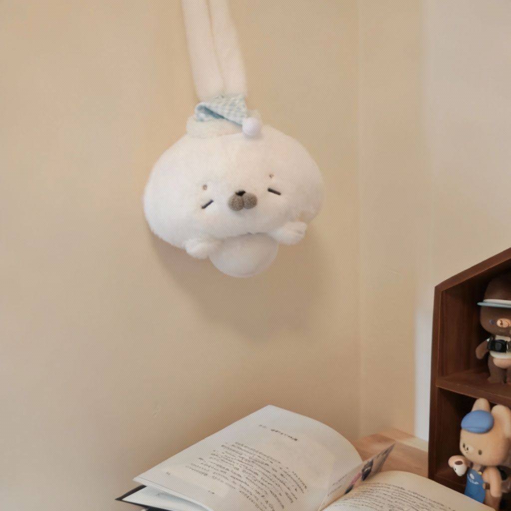 [Goodnight Seal] Remote control included! High-quality fluffy, soothing night light