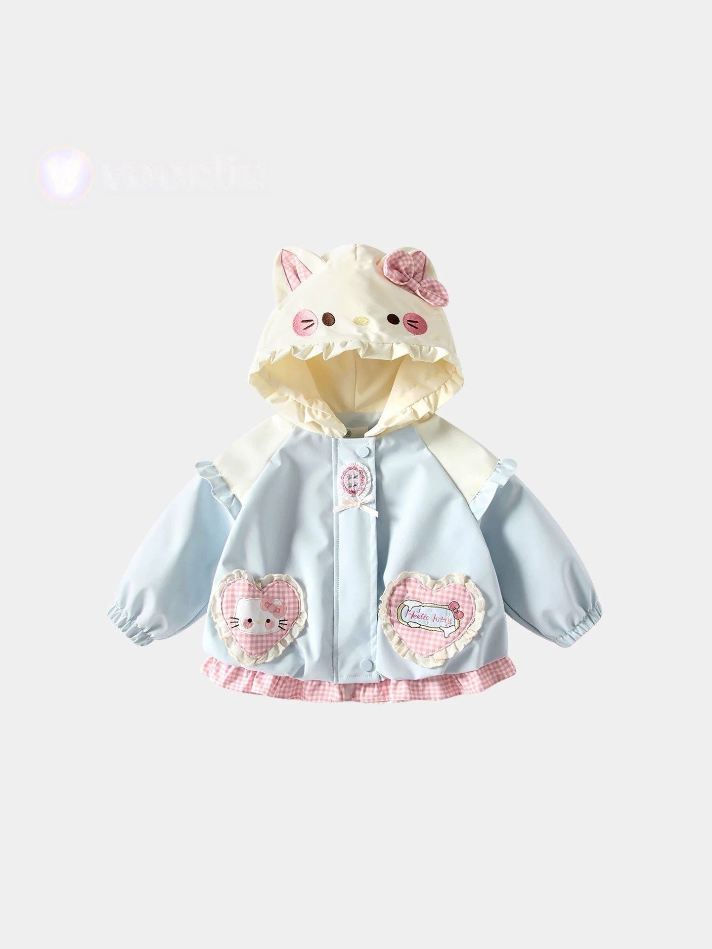 お洒落可愛い女の子春物ジャケット子供服プリンセス風アウター