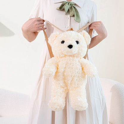 【愛され度No.1】ふわふわテディベアのぬいぐるみリュック
