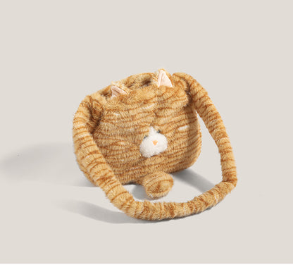 猫耳ふわもこトートバッグ猫グッズ｜大容量かわいいショルダー