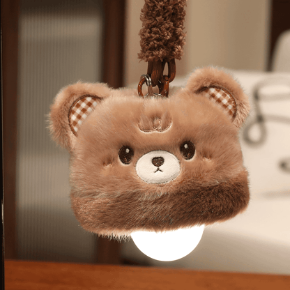 【光るマスコット】持ち運びできるネコアザラシクラゲぬいぐるみナイトライトチャーム