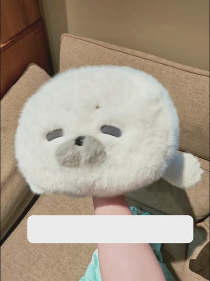 【ギフトに選ばれる高品質】魔法の2WAYもっちりアザラシのブランケットインクッション